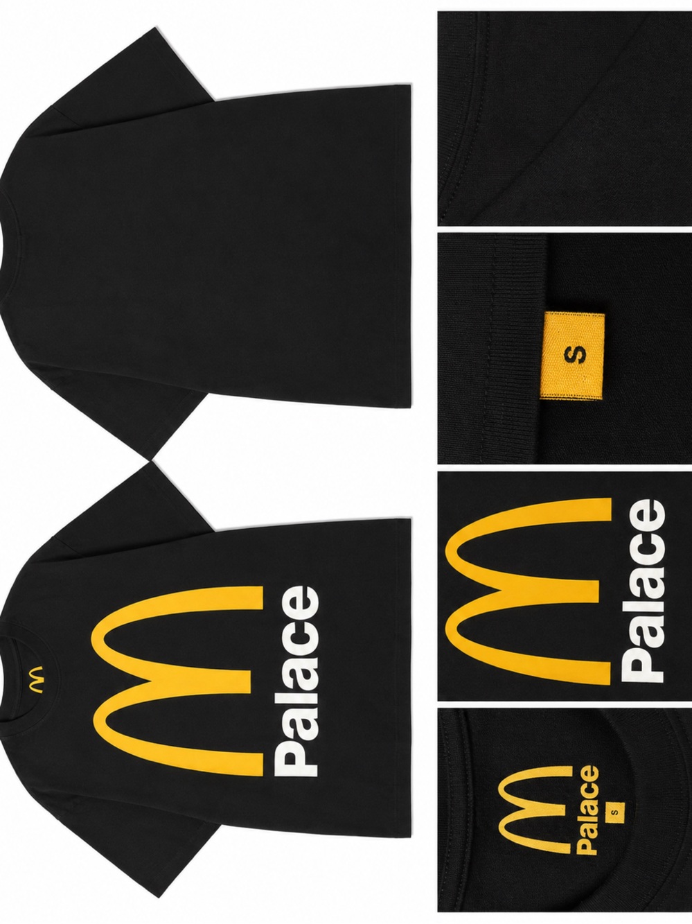 🍟Palace x McDonald’s Tee – Black – Size Small🍟